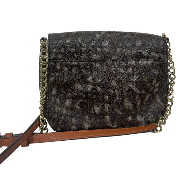 Michael Kors Fulton Small Crossbody Handbag Brown - Picture 8 of 12